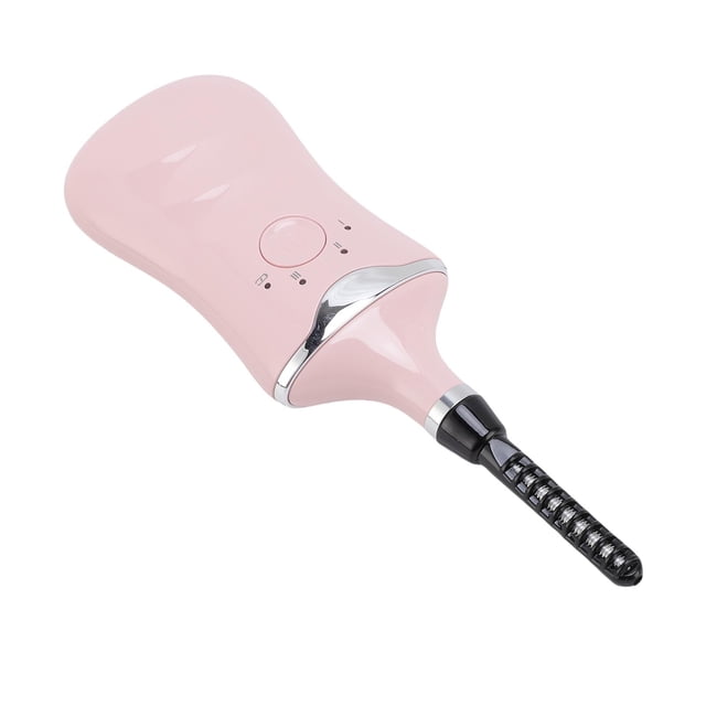 Heated Eyelash Curler with 3 Adjustable Temperature Modes, 3 Replacement Brush Head Heating Lash Curler, Smart Memory, Light Indicators for Charging, Long Lasting Curls All Day