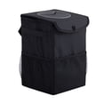 thumbnail image 1 of Miangastore Leak Proof Vehicle Garbage Bag Black Oxford Cloth 1Set, 1 of 9