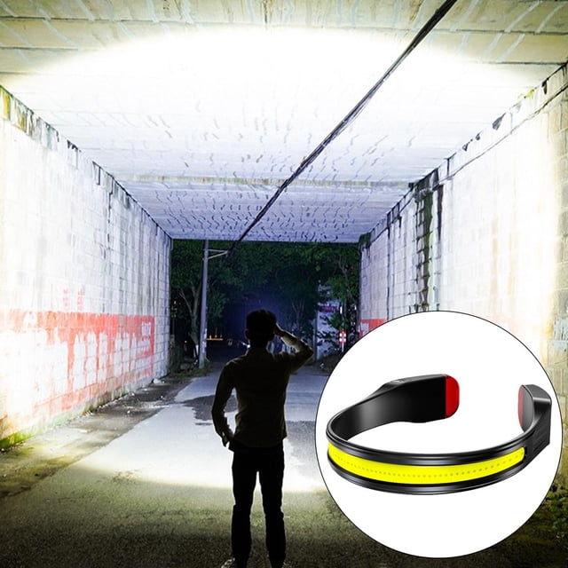 COB Headlight Waterproof Reading Light Adjustable LED for Camping StyleA