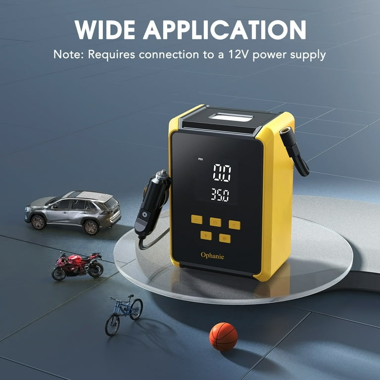 Ophanie 12V DC Tire Inflator