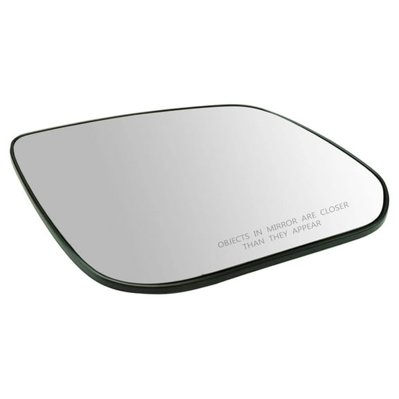 TRQ Side View Manual Mirror Glass Convex with Backing Plate Passenger RH for GM MGA08529