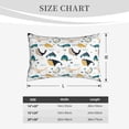 thumbnail image 4 of Honeii Cute Whale Decorative Throw Pillow Case - Elevate Your Couch, Sofa, or Bed with Stylish Home Decor, Perfect Gift Idea-14"x20", 4 of 6