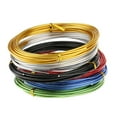 thumbnail image 5 of EHJRE 6pcs Cord Aluminum Wire Colore For Jewelry Making Scrapbook Crafts 2.5mm, 5 of 9