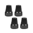 thumbnail image 3 of 4 Pieces Crutch Tips Replacement/ Heavy Duty Sturdy Reinforced Durable Upgraded Thickened/ Crutch Feet Cap/ Cane Tips for Hiking Sticks/ Canes Black 22mm Hole, 3 of 10