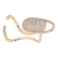 thumbnail image 4 of Nail Cover Rings Adjustable Size Beautiful Practical Wear Easily Safe Material Finger Decoration Rings for Parties3047 Gold, 4 of 14