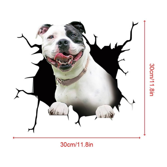 Autocollant Réfrigérateur Type Animal Statique pour Fenêtre de Voiture, Décoration Murale en PVC, Type 3