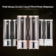 thumbnail image 4 of CHUANGDIAN Dispensador de jabón de manos manual Montaje en pared Champú líquido doble Leyfeng  Dispensador de jabón, 4 of 8
