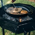 thumbnail image 6 of Ash & Ember Santa Maria Grill, Argentine Style Open Fire Grill, Adjustable Cooking Grate with Flywheel, BBQ Grill Comes with Cast Iron Skillet, 6 of 6