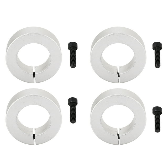 Risegun, 4 Uds., Collarín De Fijación De Eje Dividido, 1 Pulgada De Diámetro Interior, Tornillo De Aleación De Aluminio, Kit De Collarín De Eje De Sujeción, 25mm