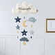 thumbnail image 3 of Móvil de techo para habitación infantil, hecho a mano, juguete colgante, regalo para baby shower, habitación de niños Estrella Lunar, 3 of 7