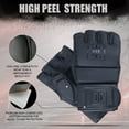 thumbnail image 6 of Black High Line Boxing MMA Gloves for Men & Women Large Size | Kickboxing Gloves, Martial Arts Boxing Gloves for Punching Bag with Open Palm Design, Half Finger Adjustable Wrist Strap, 6 of 6
