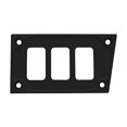 thumbnail image 2 of STV Motorsports Custom Aluminum Lower Left Dash Panel for Polaris RZR XP 1000 with 3 Switch Openings (no switches included) (Black), 2 of 4