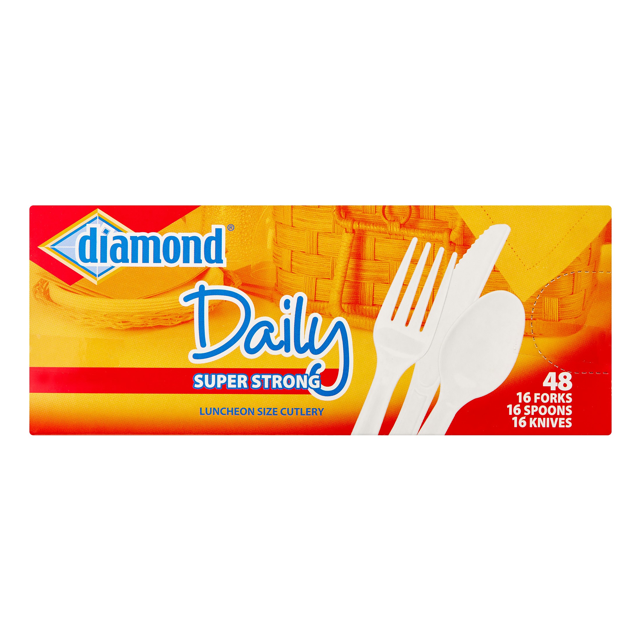 Diamond Heavy Duty Combo Cutlery Pack, White, 48 Ct - image 3 of 4