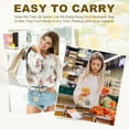 thumbnail image 5 of Uxcell Mini Handbag Keychain for Women, PU Leather Cute Bag Creative Keyrings Beige, 5 of 7
