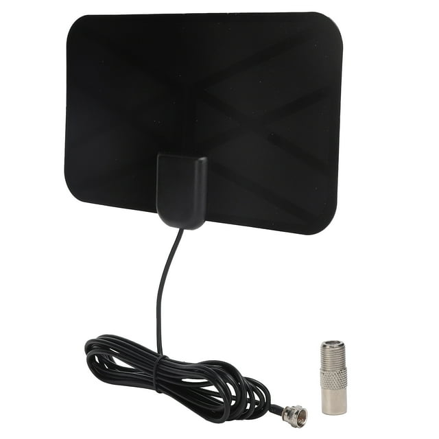 Tv Indoor High Definition Digital Antenna High Gain TV Antenna Small Grid Pattern Black