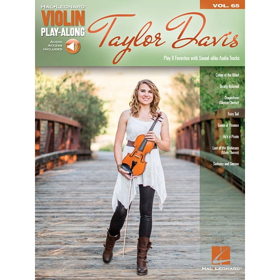 Taylor Davis: Violin Play-Along Volume 65, (Paperback)