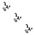 thumbnail image 1 of ZLight Support de Dévoilage de Roue de Vélo Bonne Étanchéité Résistant à l'Usure Outils de Réparation Légers Haute Résistance Accessoires de Cyclisme Ajustables Noir Ensemble de 3, 1 of 6