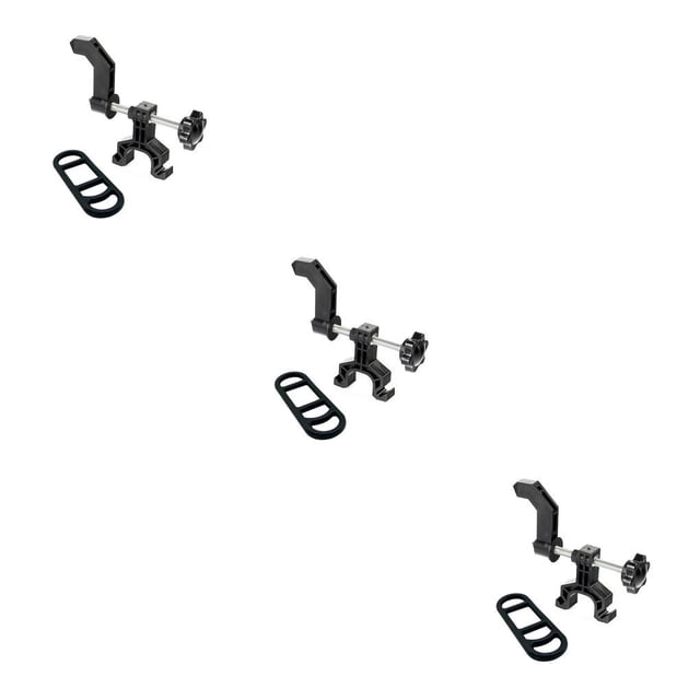 ZLight Support de Dévoilage de Roue de Vélo Bonne Étanchéité Résistant à l'Usure Outils de Réparation Légers Haute Résistance Accessoires de Cyclisme Ajustables Noir Ensemble de 3