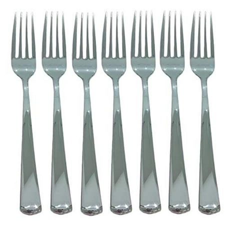 50 Silver Plastic Forks. Sturdy, Durable, Silver Forks. Silver On Front And Back Of Forks. Elegant And Disposable Flatware With Endless Shine. Packaged In A Neat And Clear