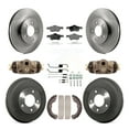 thumbnail image 1 of Transit Auto Front Rear Disc Brake Rotors Ceramic Pads and Drum Kit (9Pc) for Car Ford Escape Mercury Mariner K8T-102667, 1 of 11