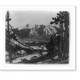 thumbnail image 2 of Historic Framed Print, [Mountain landscape and village].Roi Partridge., 17-7/8" x 21-7/8", 2 of 9