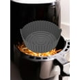 thumbnail image 5 of Ikoopy 2 Pcs Pot en Silicone pour Friteuse à Air Chaud Doublure en Silicone pour Friteuse à Air Réutilisable Panier en Silicone Antiadhésif Résistant à la Chaleur, 5 of 5