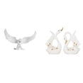 thumbnail image 1 of Escultura de ángel,Estatua de ángel para decoración del hogar,manualidades,color blanco,Escultura de ángel Figura de resina Regalos decorativos,Estatuas de cisnes,Estatua de cisne de, 1 of 8