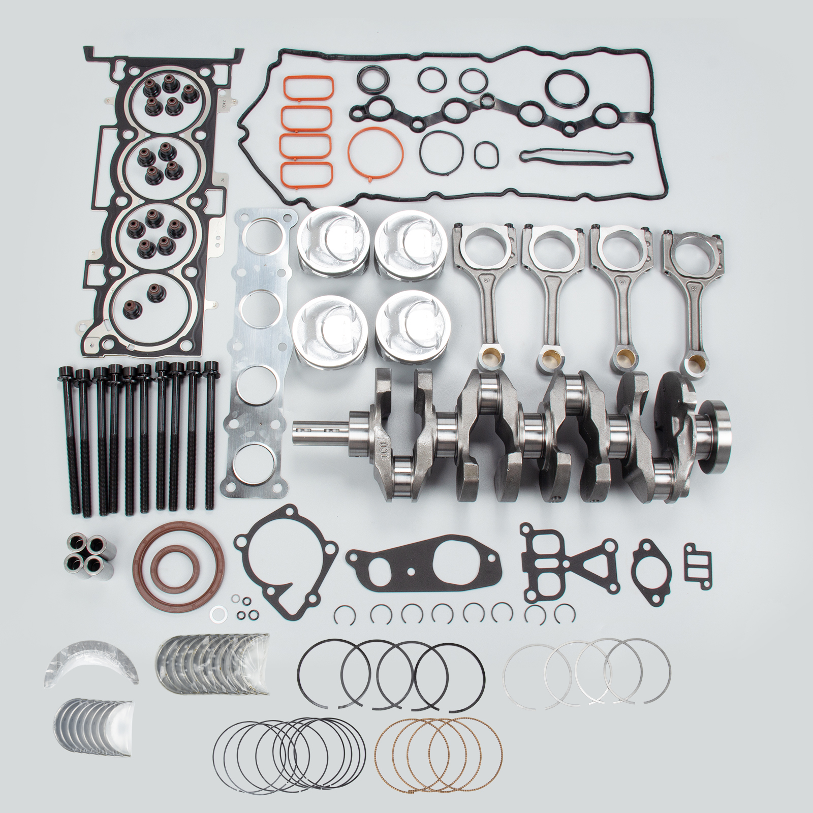 G4KH 2.4L Engine Rebuild Kit with Crankshaft Con Rods Bolts Kit For Hyundai KIA