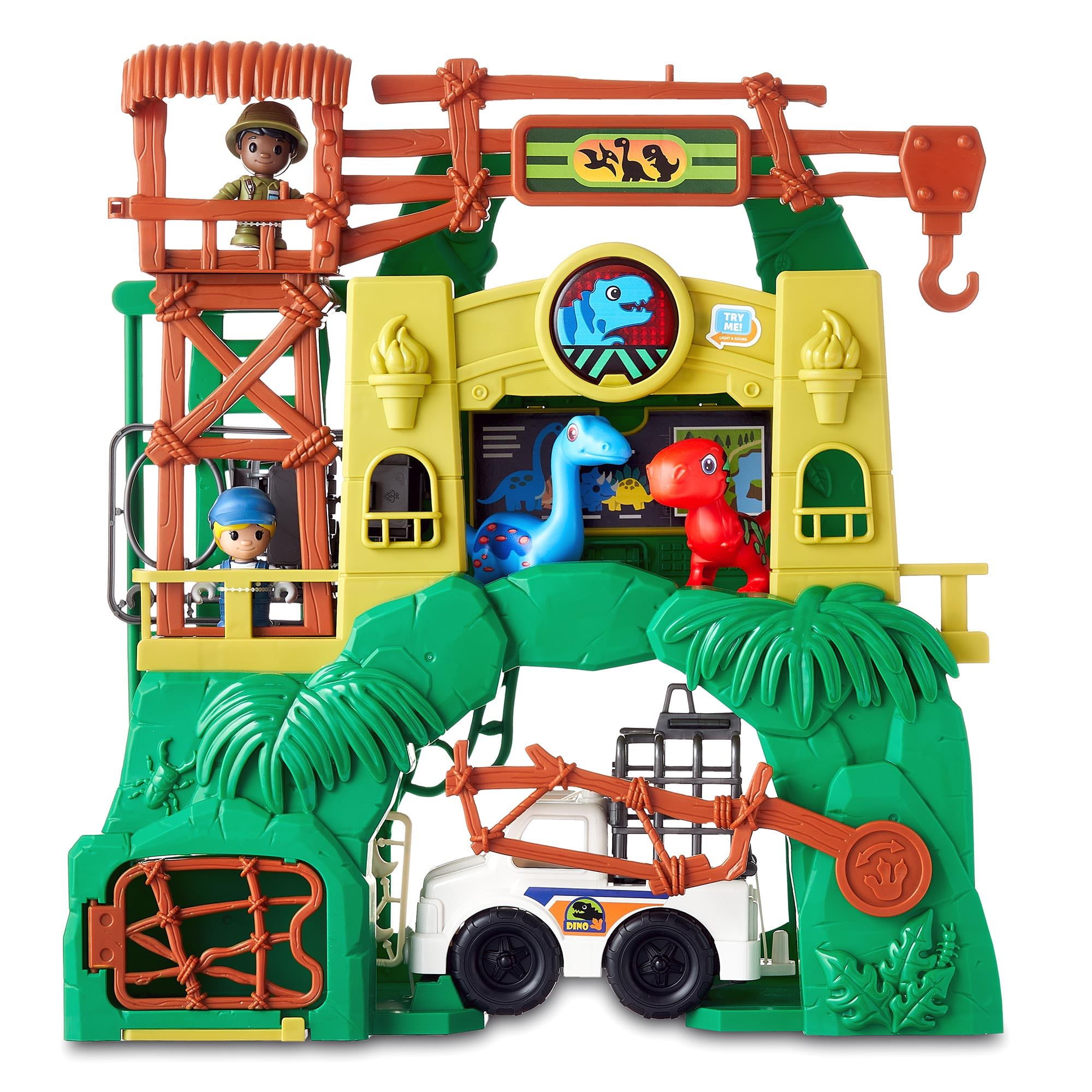 Kid Connection Dino Rescue Station Play Set, 28 Pieces