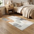thumbnail image 2 of ODIKA 5'x7' Ultra-Soft Area Rug, Abstract Way Vintage Faded Speckle Throw Lightweight Entryway None Washable, Bare feet friendly, Silk-Touch for Bedroom Home office, 2 of 7
