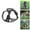 Black, variant on No Pull Dog Harness Adjustable Soft Padded Vest for Large Dogs Reflective No Design with Control Handle and Strips