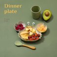 thumbnail image 2 of Juego de platos de alimentación de bebé, vajilla de alimentación con succión de silicona de cangrejo de dibujos animados, sin Bpa, antideslizante, tazón de comida para niños pequeños, 2 of 5