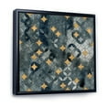 thumbnail image 3 of Designart 'Geometry Golden Stars With Intersecting Circles' Modern Framed Canvas Wall Art Print, 3 of 5