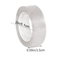thumbnail image 3 of 3Pcs Transparent Small Tape, Fufafayo Transparent Small Tape, Clear Adhesive Tape for Office, Study and Home, Mini Sealing Tape for Packaging, Gift Wrapping and Crafts, .0/.2/.8cm Width Options,, 3 of 6