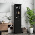 thumbnail image 2 of kleankin Slim Bathroom Storage Cabinet with Adjustable Shelves Drawer, 2 of 10
