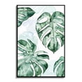 thumbnail image 2 of Lienzo de hoja de tortuga tropical, pintura al óleo impresa, póster al óleo, dibujo de imagen para la pared de la oficina en casa Speravity JJ15268-02, 2 of 6