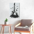 thumbnail image 6 of 16x24 inch Music Studio Decorative Painting&nbsp;Black Guitar,Villa Home Bathroom,Music Studio,Lounge,Bar,Cafes Decorative Paintings,Classic Guitar Modern Art Posters & Prints,Gift For Music Lover, 6 of 6