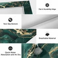 thumbnail image 6 of Teal Golden Marble Outdoor Rug for Patio/Deck/Porch, Non-Slip Large Area Rug 4 x 6 Ft, Modern Farmhouse Gradient Texture Indoor Outdoor Rugs Washable Area Rugs, Reversible Camping Rug Carpet Runner, 6 of 8