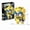 Yellow color, variant on Cartoon Robot Optimus Prime Mini Building Blocks, Interlocking Bricks Puzzle Toy with Gift Box Packaging