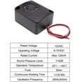 thumbnail image 1 of 5PCS 110dB Electronic Black Mini Piezo Alarm Siren DC 12V Insurance AntiTheft HighDecibel Square Shell Active Buzzer Alarm for Car Safes, 1 of 5