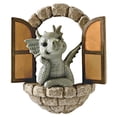 thumbnail image 1 of Dragón Estatuas Escultura Exterior Patio Césped Patio Trasero Porche Patio Decoración, 1 of 8
