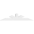 thumbnail image 2 of 84"W x 17 1/2"H x 6"D x 6"F, 5/12 Pitch, Saratoga Architectural Grade PVC Gable Bracket, 2 of 8