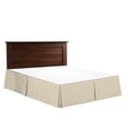 thumbnail image 2 of Nestl Easy Fit 14” inch Tailored Drop Pleated Microfiber Bed Skirt Dust Ruffle, Full, Beige Cream, 2 of 4