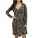 thumbnail image 1 of Cárdigan con estampado de punto y cuello de traje informal a la moda para mujer, vestido de té francés con cordones, vestido de manga larga con solapa y rodilla Fridja  yut6998, 1 of 6