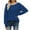 Dark Blue, variant on XuJwPNcy Women's Crochet Sweater Top Hollow out Long Sleeve Pullover Tops Fashion Solid Fall Outfits