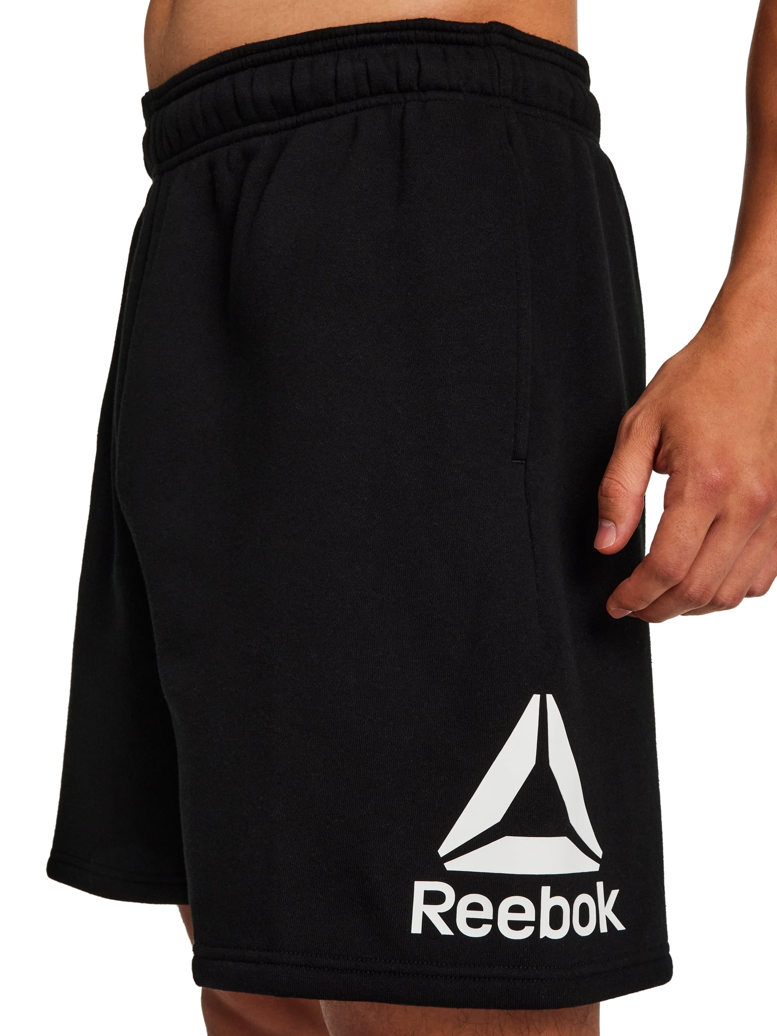 Reebok Men's and Big Men's Logo Fleece Shorts, 7" Inseam, Sizes XS-5XL