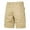 Khaki, variant on Odeerbi Workout Shorts for Men Beach Bermuda Shorts Summer Slim Mid-waist Pants 2025 Casual Five-point Sports Shorts Pants Olive Green