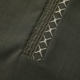 thumbnail image 5 of CONZONE Mens Arabic Robe Long Sleeve Traditional Attire Thobe for Men Trendy Casual Graphic Stand Collar Soft Lightweight Tops, 5 of 7