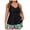 Black, variant on Womens Two Piece Swimsuit 2026 Modest Plus Size Tankini Flowy Swim Dress with Shorts Bathing Suits