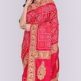 thumbnail image 3 of Bandhani Print Gharchola in Red Size: M, Color: Red, 3 of 5